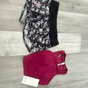 Lululemon Wunder Train Racerback Tank Size 2 LIMITED EDITION lululemon shorts- 4